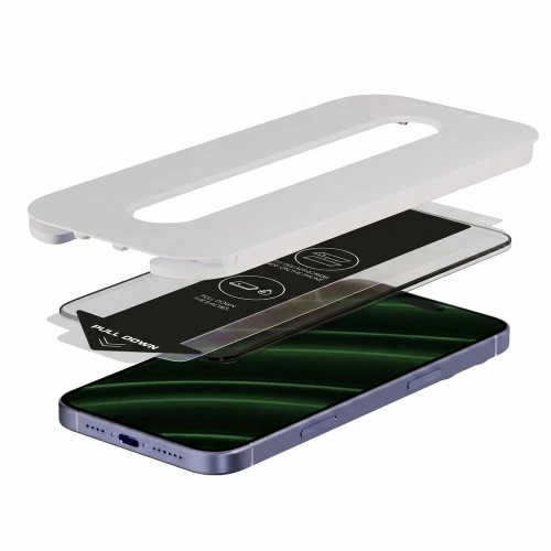 Szkło Hammer Glass Xpress Smart do Xiaomi Redmi Note 15 Pro 5G, 2 szt., czarna ramka (4/6)