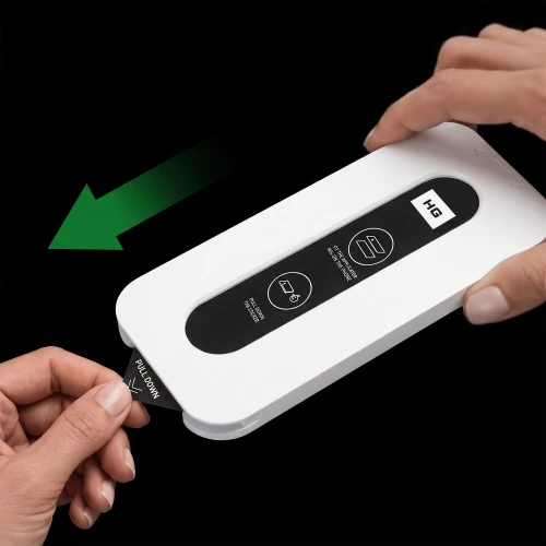 Szkło Hammer Glass Xpress Smart do iPhone 16 Plus / 15 Plus, 2 szt., czarna ramka (3/6)