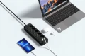 Listwa zasilająca/przedłużacz Vayox VA0473B-5, 5x gniazdo sieciowe Schuko, 1x USB-C, 4x USB-A, wraz z kablem 5m, czarna (11/12)