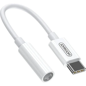 OUTLET: Adapter, przejściówka Joyroom SH-C1, USB-C - Jack 3.5mm, biały