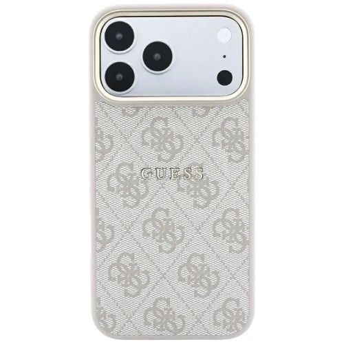 Etui Guess Embossed 4G Classic do iPhone 18 Pro / 17 Pro do MagSafe, różowe