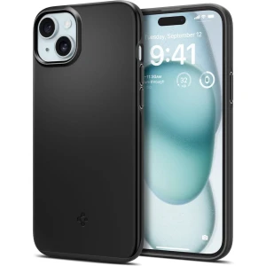 OUTLET: Etui Spigen Thin Fit do iPhone 15, czarne