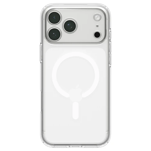 Etui Spigen Ultra Hybrid Mag do MagSafe do iPhone 18 Pro, przezroczysto-białe (11/16)