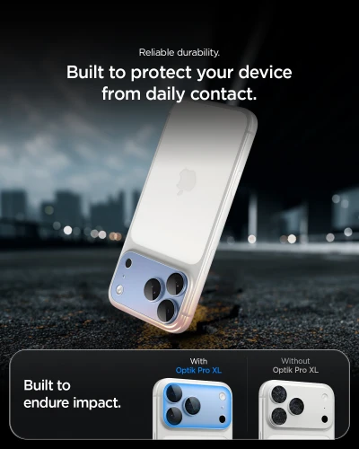 Szkło na aparat Spigen Glas.tR Ez Fit Optik Pro XL 1-Pack do iPhone 18 Pro Max, niebieskie (7/15)