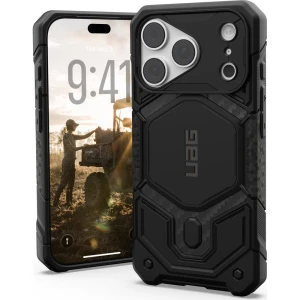 OUTLET: Etui pancerne UAG Monarch Pro Carbon Mag do MagSafe do iPhone 18 Pro / 17 Pro, czarne