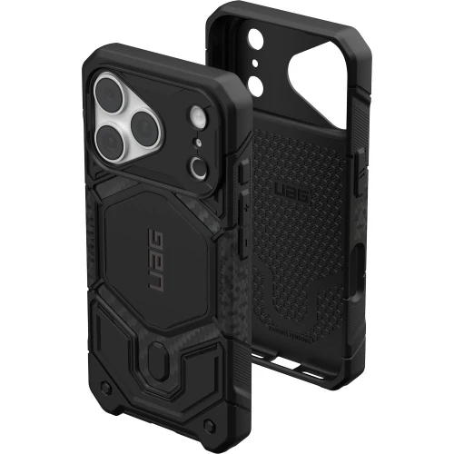 Etui pancerne UAG Monarch Pro Carbon Mag do MagSafe do iPhone 18 Pro / 17 Pro, czarne (8/16)