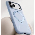 Etui z obrotową podstawką 360° Torras Q3 Silicone do iPhone 18 Pro Max / 17 Pro Max do MagSafe, niebieskie (9/9)