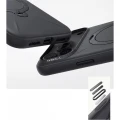 Etui z obrotową podstawką 360° Torras Q3 Silicone do iPhone 18 Pro Max / 17 Pro Max do MagSafe, czarne (7/7)