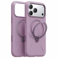 Etui z obrotową podstawką 360° Torras Q3 Silicone do iPhone 18 Pro Max / 17 Pro Max do MagSafe, fioletowe (2/9)