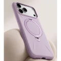 Etui z obrotową podstawką 360° Torras Q3 Silicone do iPhone 18 Pro Max / 17 Pro Max do MagSafe, fioletowe (9/9)