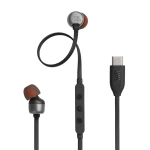 Słuchawki przewodowe dokanałowe USB-C, JBL Tune 310C, czarne