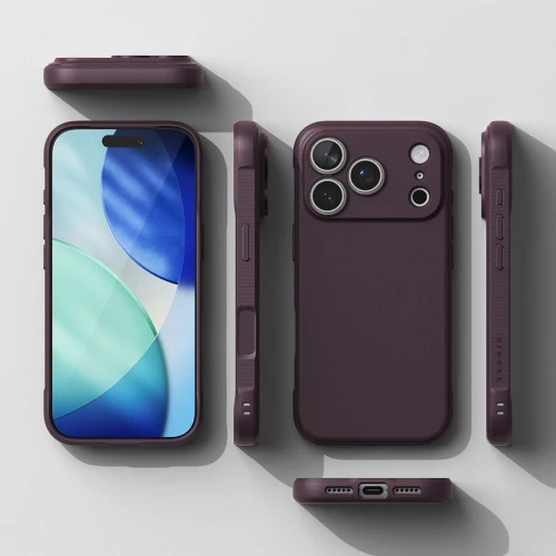 Etui Ringke Onyx Magnetic do MagSafe do iPhone 18 Pro / 17 Pro, burgundowe (6/7)