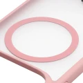 Etui z pierścieniem magnetycznym Bizon Case MatteO do OPPO Find X10 Pro Max, przydymione-jasnoróżowe (3/7)