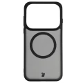 Etui z pierścieniem magnetycznym Bizon Case MatteO do OPPO Find X10 Pro Max, przydymione-czarne (2/7)