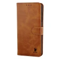 Etui z klapką Bizon Case Pocket do Galaxy A18 / A17, brązowe (3/6)