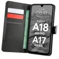 Etui z klapką Bizon Case Pocket do Galaxy A18 / A17, czarne (1/6)