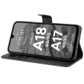 Etui z klapką Bizon Case Pocket do Galaxy A18 / A17, czarne (5/6)