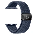 Nylonowy pasek do zegarka Bizon Strap Watch Trenza do Apple Watch 38/40/41/42 mm, granatowy (3/3)
