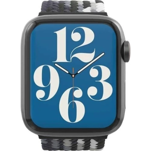 Pasek Zagg Gear4 Braided Watch Band do Apple Watch 38/40/41/42 mm rozmiar M, szaro-biały (3/3)