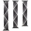 Pasek Zagg Gear4 Braided Watch Band do Apple Watch 38/40/41/42 mm rozmiar S, szaro-biały (2/3)