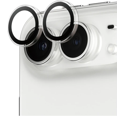 Szkło hartowane na aparat z aplikatorem PanzerGlass Hoops do iPhone Duo, przezroczyste (2/6)