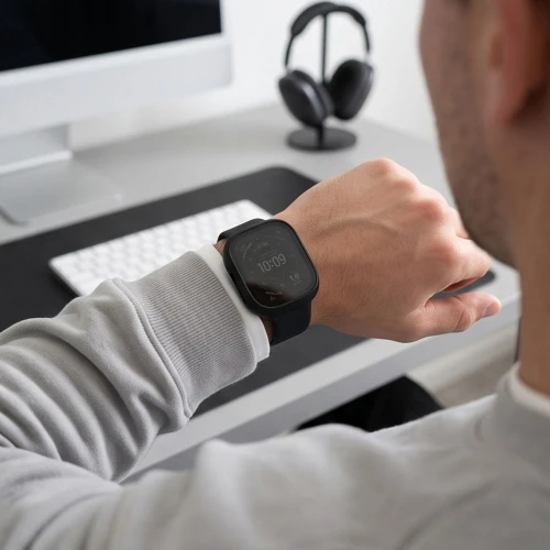 Etui + szkło prywatyzujące Tech-Protect Defense Privacy do Apple Watch Ultra 4 49mm / 3 49mm / 2 49mm / 1 49mm, czarne (4/9)