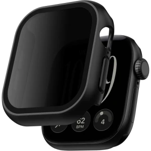 Etui + szkło prywatyzujące Tech-Protect Defense Privacy do Apple Watch Series 12 46mm, czarne