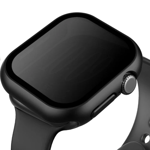 Etui + szkło prywatyzujące Tech-Protect Defense Privacy do Apple Watch Series 12 42mm, czarne (5/9)