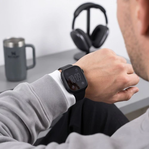 Etui + szkło prywatyzujące Tech-Protect Defense Privacy do Apple Watch Series 12 42mm, czarne (7/9)