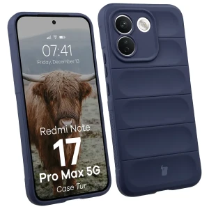 Pancerne etui Bizon Case Tur do Xiaomi Redmi Note 17 Pro Max 5G, granatowe