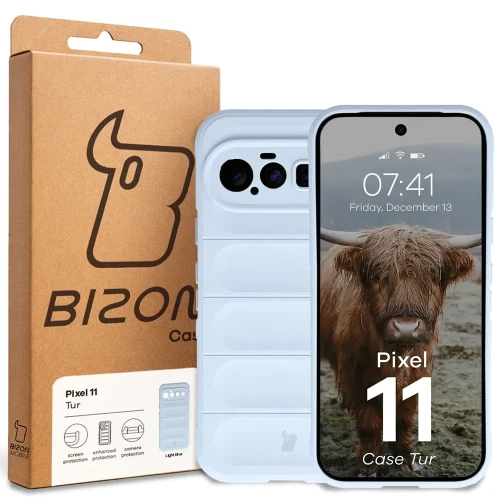 Pancerne etui Bizon Case Tur do Google Pixel 11, jasnoniebieskie (8/8)
