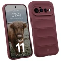 Pancerne etui Bizon Case Tur do Google Pixel 11, burgundowe (1/8)