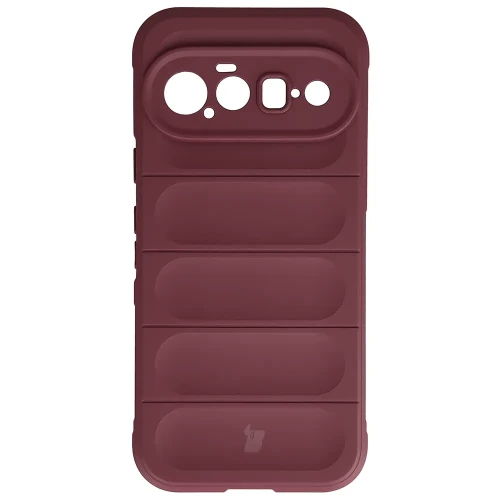 Pancerne etui Bizon Case Tur do Google Pixel 11, burgundowe (2/8)