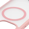 Etui z pierścieniem magnetycznym + szkło hartowane Bizon MatteO Pack do Xiaomi Redmi Note 17 Pro 5G, przydymione-jasnoróżowe (4/9)