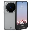 Etui + szkło hartowane Bizon Angelo Pack do Vivo X500 Pro, przydymione z czarną ramką (3/8)
