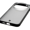 Etui + szkło hartowane Bizon Angelo Pack do Vivo X500 Pro, przydymione z czarną ramką (6/8)