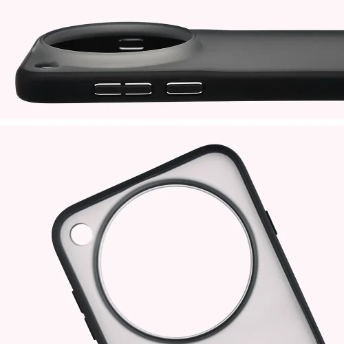 Etui Bizon Case Angelo do Vivo X500 Pro, przydymione z czarną ramką (3/6)
