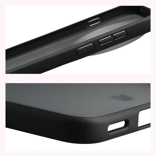 Etui Bizon Case Angelo do Vivo X500 Pro, przydymione z czarną ramką (4/6)