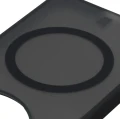 Etui z pierścieniem magnetycznym Bizon Case MatteO do Vivo X500 Pro, przydymione-czarne (3/7)