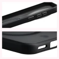 Etui z pierścieniem magnetycznym Bizon Case MatteO do Vivo X500 Pro, przydymione-czarne (5/7)