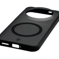 Etui z pierścieniem magnetycznym Bizon Case MatteO do Vivo X500 Pro, przydymione-czarne (6/7)