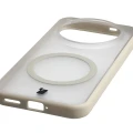 Etui z pierścieniem magnetycznym Bizon Case MatteO do Vivo X500 Pro, przydymione-beżowe (6/7)