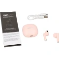Bezprzewodowe słuchawki douszne Musthavz True Wireless Earphone Lite, Bluetooth 5.4, różowe (3/5)