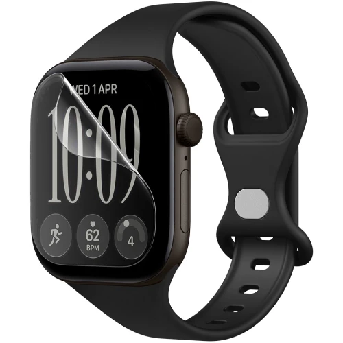 Folia + Aplikator Spigen Elite Shield EZ Fit 2-Pack do Apple Watch Series 12 42mm (10/11)