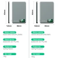Magnetyczny powerbank indukcyjny do MagSafe 3 w 1 Blavec BJ-03 Ultra Slim 5 000 mAh, 22,5W, USB-C, szary (11/18)