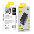 Magnetyczny powerbank indukcyjny do MagSafe 3 w 1 Blavec BJ-03 Ultra Slim 5 000 mAh, 22,5W, USB-C, szary (12/18)