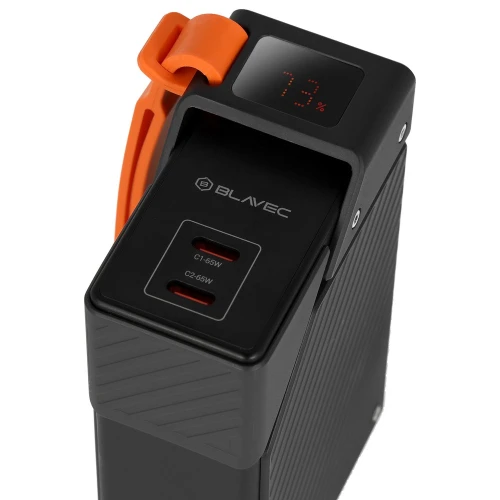Powerbank Blavec BJ-50 Tytan 20 000 mAh, 65W, 2x USB-C, + kabel USB-C, czarny (8/8)