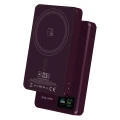 Magnetyczny powerbank indukcyjny do MagSafe 3 w 1 Blavec BJ-03 Slim 10 000 mAh, 22,5W, USB-C, fioletowy (2/8)