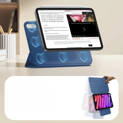Etui ESR Rebound Magnetic doApple iPad Mini 8 2026, granatowe (5/7)