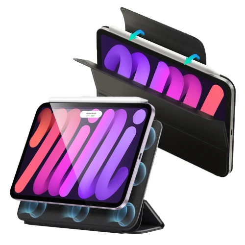 Etui ESR Rebound Magnetic doApple iPad Mini 8 2026, czarne (2/8)